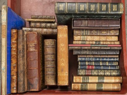 MANETTE de livres divers et dépareillés certains...