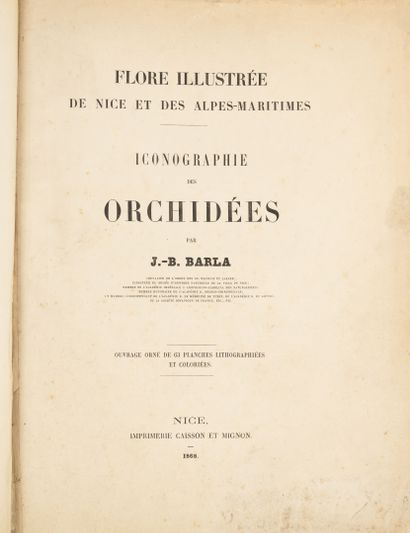 BARLA (Jean-Baptiste)
Flore illustrée de...