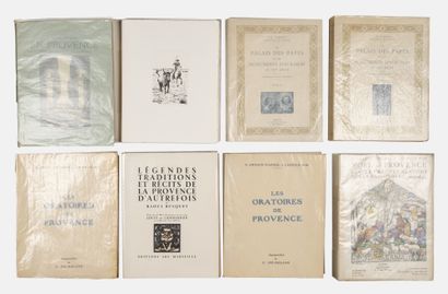 Caisse de livres reliés, demi reliés et brochés...