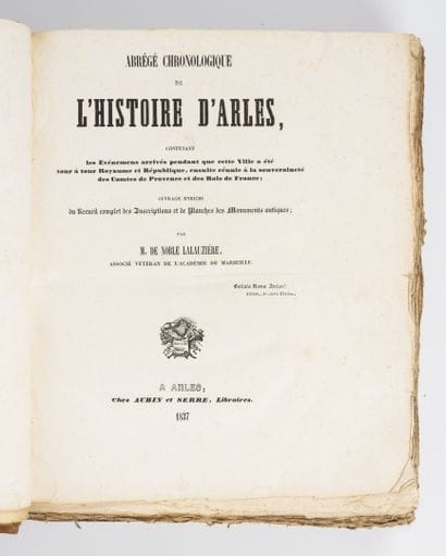 NOBLE LALAUZIERE (De)
Abrégé chronologique...