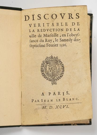 DISCOURS véritable de la réduction de la...