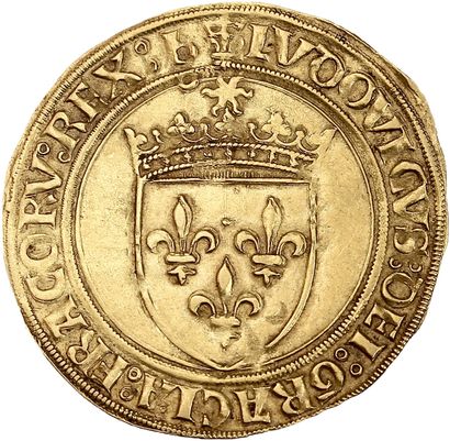 LOUIS XII (1498-1514)
Gold shield with sun....