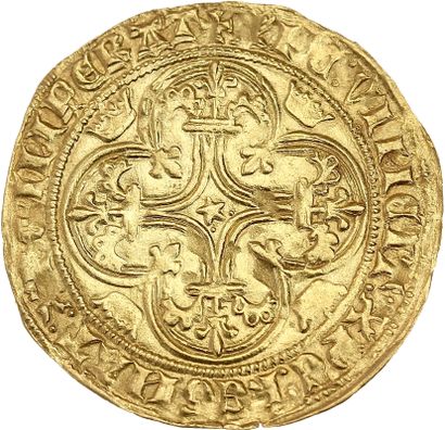 CHARLES VI (1380-1422)
Gold shield with a...
