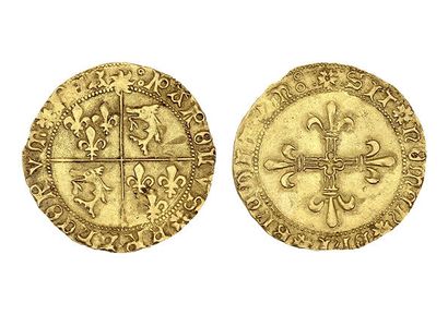 CHARLES VIII (1483-1498)
Gold shield with...
