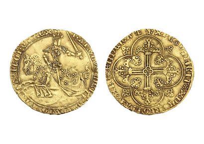 CHARLES V (1364-1380)
Franc à cheval du Dauphiné....