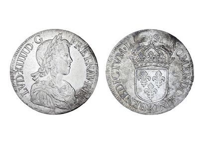 FRANCE
Louis XIV (1643-1715)
Ecu of silver...