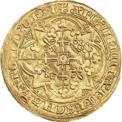 CHARLES V (1364-1380)
Frank on foot. La Rochelle....