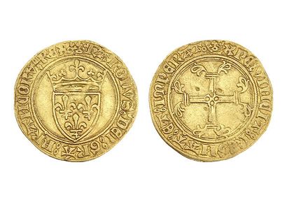 CHARLES VII (1422-1461)
Half shield of gold...