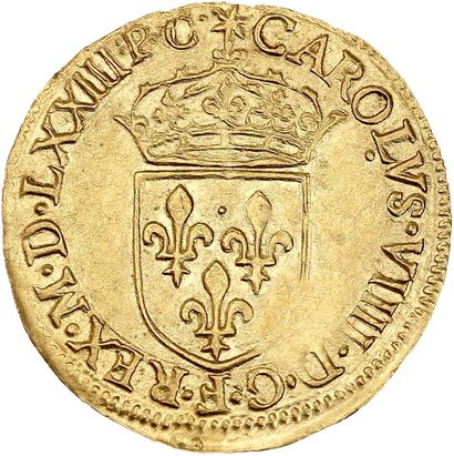 CHARLES IX (1560-1574)
Golden shield with...