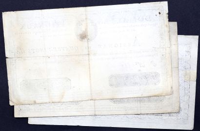 FRANCE, Epoque révolutionnaire 
Three assignats...