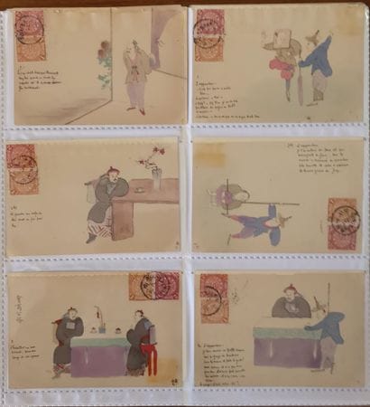Postcards from Asia including China, Japan,...