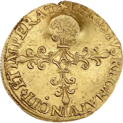 CHARLES IX (1560-1574)
Golden shield with...
