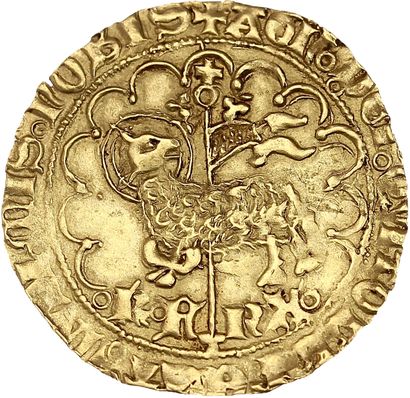 CHARLES VI (1380-1422)
Golden agnel. Montpellier...