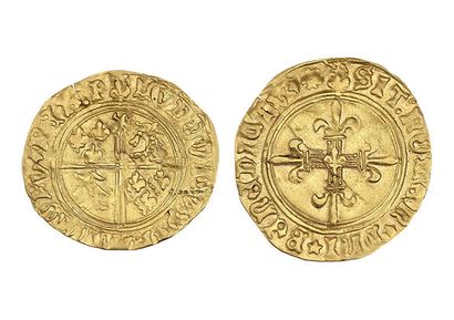 LOUIS XII (1498-1514)
Golden shield with...
