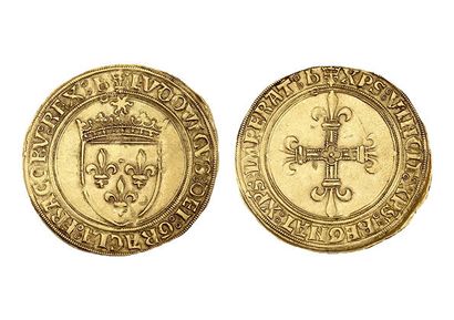 LOUIS XII (1498-1514)
Gold shield with sun....