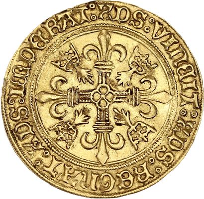 CHARLES VIII (1483-1498)
Gold shield with...