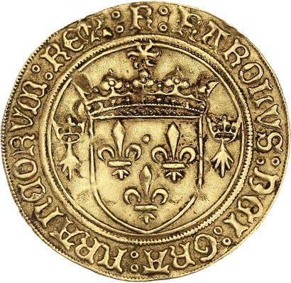 CHARLES VIII (1483-1498)
Gold shield with...