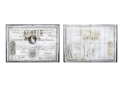 FRANCE, Epoque révolutionnaire 
Assignat...