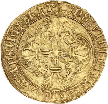 LOUIS XI (1461-1483)
Gold shield with crown....