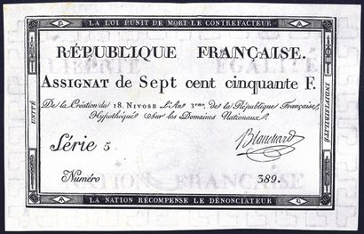 FRANCE, Epoque révolutionnaire 
Assignat...