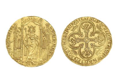 CHARLES IV (1322-1328)
Royal of gold. 4,17...