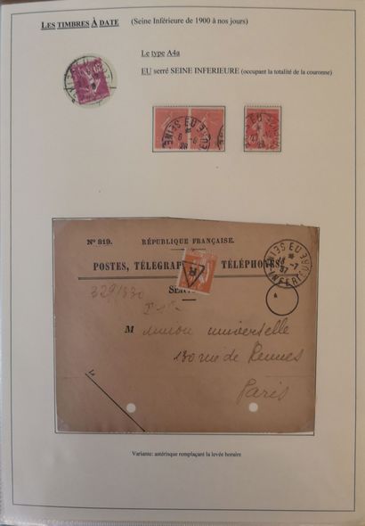 Postmarks and letters from EU including Ancien...