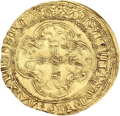 CHARLES VII (1422-1461)
Gold shield with...