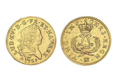 FRANCE
LOUIS XV (1715-1774)
Louis d'or mirliton,...