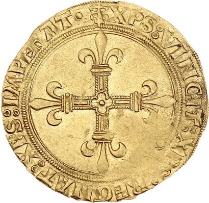 LOUIS XII (1498-1514)
Gold shield with sun....