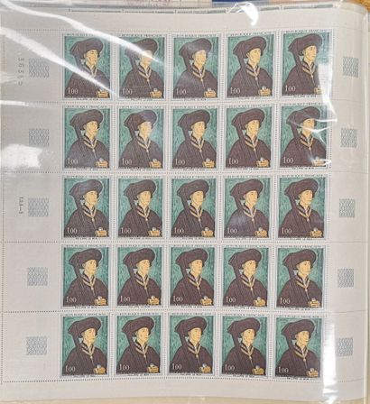 Semi-modern and modern stamps of France including...