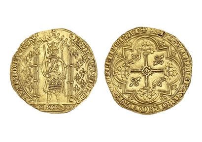 CHARLES V (1364-1380)
Franc à pied. 3,80...