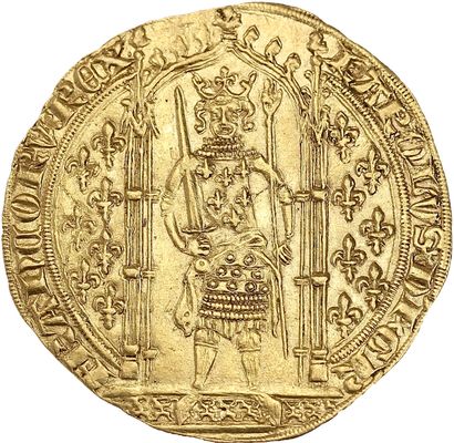 CHARLES V (1364-1380)
Franc à pied. 3,80...