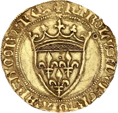 CHARLES VI (1380-1422)
Gold shield with a...