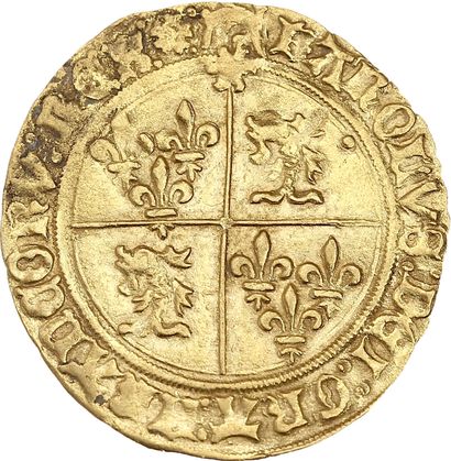 CHARLES VIII (1483-1498)
Gold shield with...