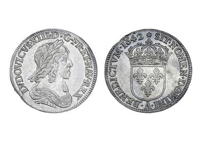 FRANCE
Louis XIII (1610-1643)
Quarter shield...