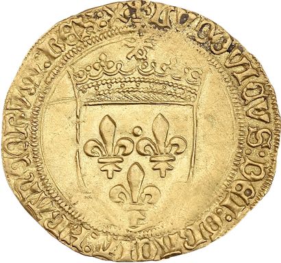 LOUIS XII (1498-1514)
Gold shield with sun....