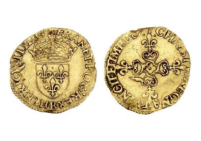 HENRI III (1574-1589)
Half shield of gold...