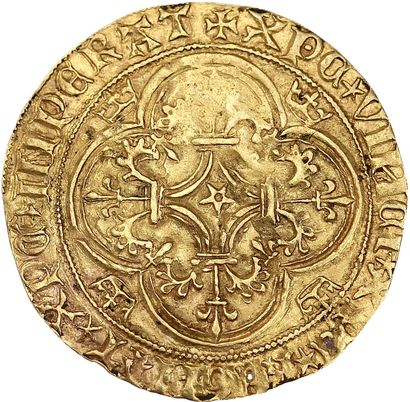 CHARLES VI (1380-1422)
Gold shield with a...