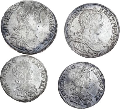 FRANCE
Louis XIV (1643-1815)
- Quarter shield...