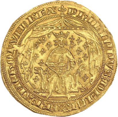 PHILIPPE VI of Valois (1328-1350)
Gold pavilion....