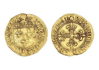 CHARLES VIII (1483-1498)
Half shield of gold...