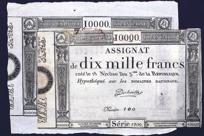 FRANCE, Epoque révolutionnaire 
Two assignats...
