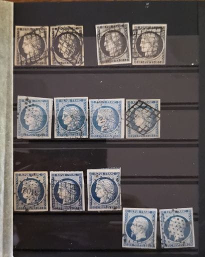 France classic obl. including N°3x4, Bordeaux...