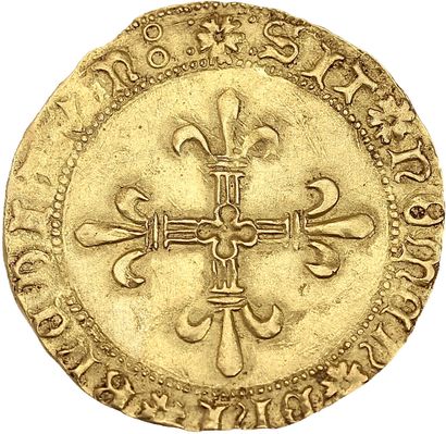 CHARLES VIII (1483-1498)
Gold shield with...