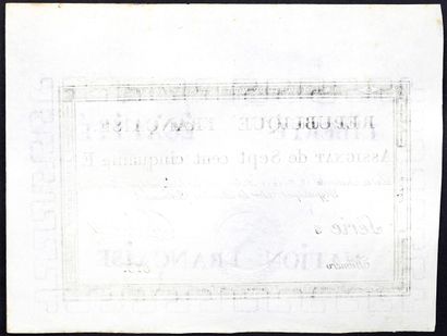 FRANCE, Epoque révolutionnaire 
Assignat...