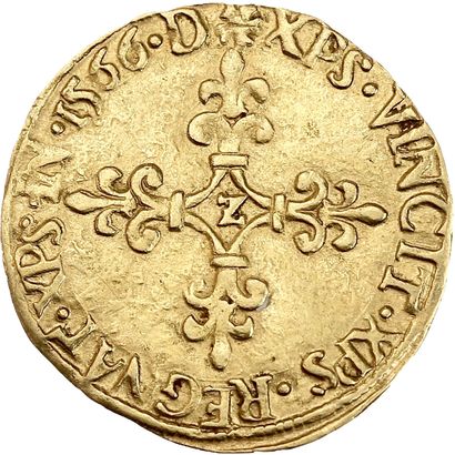 CHARLES IX (1560-1574)
Golden shield with...