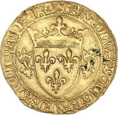 CHARLES VII (1422-1461)
Gold shield with...