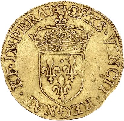 CHARLES IX (1560-1574)
Golden shield with...