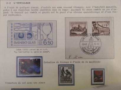 Set of sheets on the magic of glass (the...