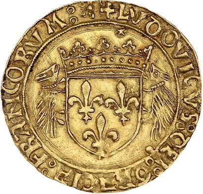 LOUIS XII (1498-1514)
Gold shield with porcupine....